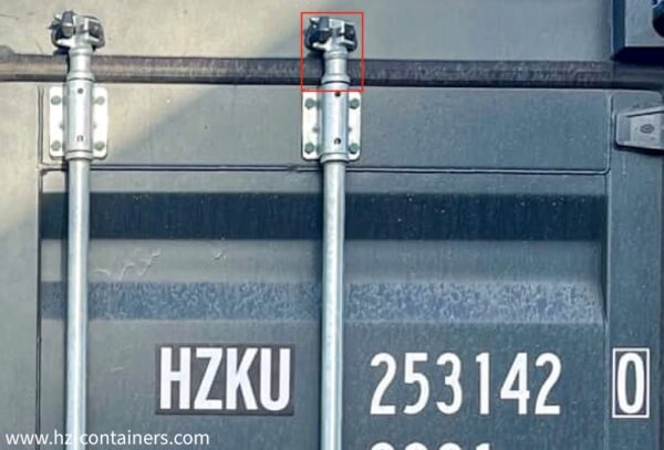 Chiusura di sicurezza per porta – pezzi di ricambio per porta del container, HZ 000249