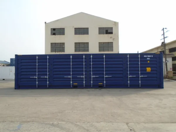 Container 40 piedi High Cube con lato aperto
