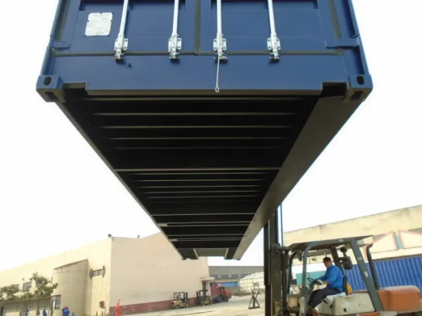 Container 40 piedi High Cube con lato aperto