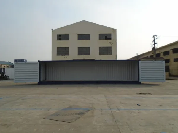 Container 40 piedi High Cube con lato aperto