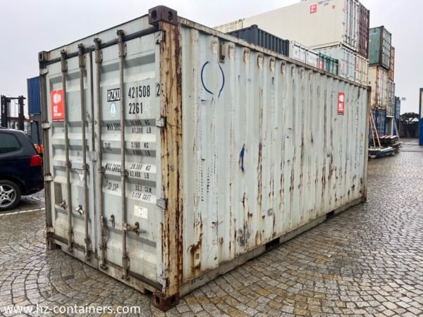Container 6 m dismesso per stoccaggio, HZKU 421 508-2