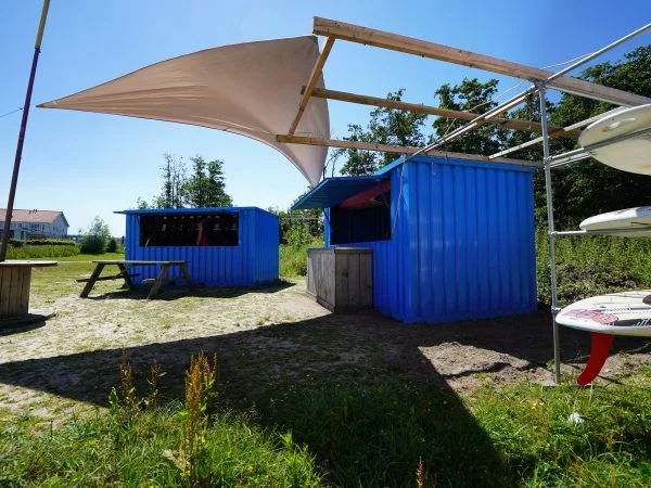 Container bar smontabile 4×2 metri XL Blu RAL 5015