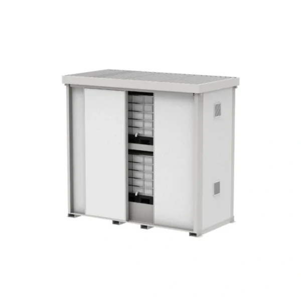 Container Coibentato EI-REI 120 a Due Ripiani Con Vasca di Raccolta 2050 L per Sicurezza Antincendio - Ricomi Container Coibentato EI-REI 120 a Due Ripiani Con Vasca di Raccolta 2050 L per Sicurezza Antincendio - Ricomi