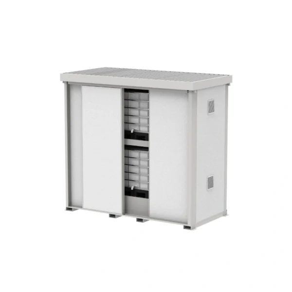 Container Coibentato EI-REI 120 a Due Ripiani Con Vasca di Raccolta 2050 L per Sicurezza Antincendio - Ricomi Container Coibentato EI-REI 120 a Due Ripiani Con Vasca di Raccolta 2050 L per Sicurezza Antincendio - Ricomi