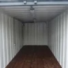 Container da 15 piedi con impianto elettrico, griglie di ventilazione e serratura a chiave