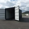 Container da 15 piedi con impianto elettrico, griglie di ventilazione e serratura a chiave