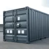 Container da 15 piedi con impianto elettrico, griglie di ventilazione e serratura a chiave