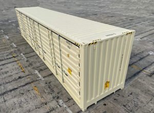 Container da trasporto 40 piedi High Cube con lato aperto (nuovo)