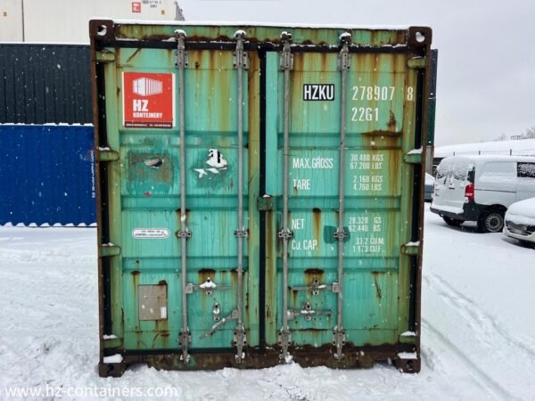 Container da trasporto dismesso 20′ Mladá Boleslav, HZKU 278 907-8