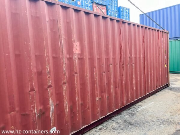 Container di spedizione da 40 piedi (12,2 m) dismesso, HZKU 406 646-7 Container di spedizione da 40 piedi (12,2 m) dismesso, HZKU 406 646-7