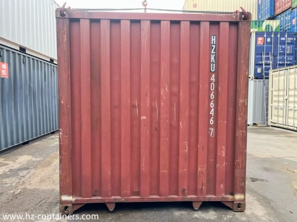Container di spedizione da 40 piedi (12,2 m) dismesso, HZKU 406 646-7 Container di spedizione da 40 piedi (12,2 m) dismesso, HZKU 406 646-7