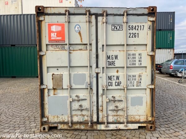 Container dismesso 20′ per stoccaggio Most, HZKU 584 217-4
