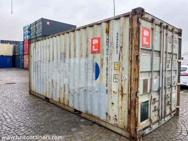 Container dismesso da magazzino 6 m AS IS 10, HZKU 570 926-4 Container dismesso da magazzino 6 m AS IS 10, HZKU 570 926-4