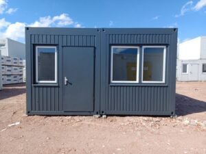 CONTAINER DUO UFFICIO E ABITATIVO CON DOCCIA E WC, ANGOLO COTTURA OPZIONALE (30 m²)