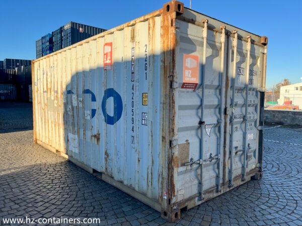 Container marittimo dismesso da 6 m per stoccaggio, HZKU 420 594-7 Container marittimo dismesso da 6 m per stoccaggio, HZKU 420 594-7