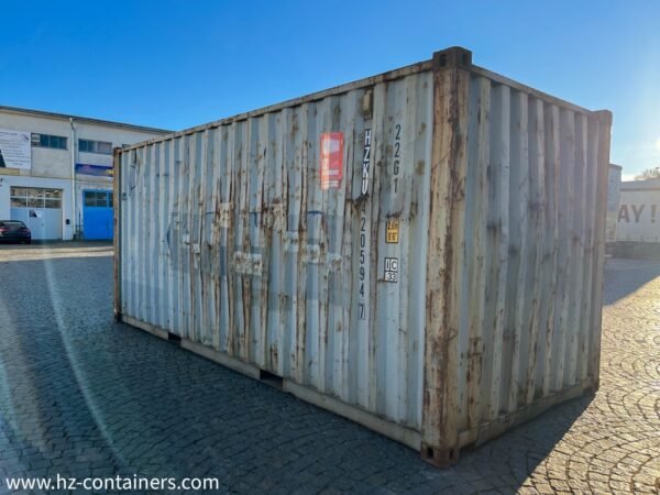 Container marittimo dismesso da 6 m per stoccaggio, HZKU 420 594-7 Container marittimo dismesso da 6 m per stoccaggio, HZKU 420 594-7