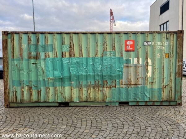 Container navale dismesso da 6 m Decin, HZKU 295 462-7