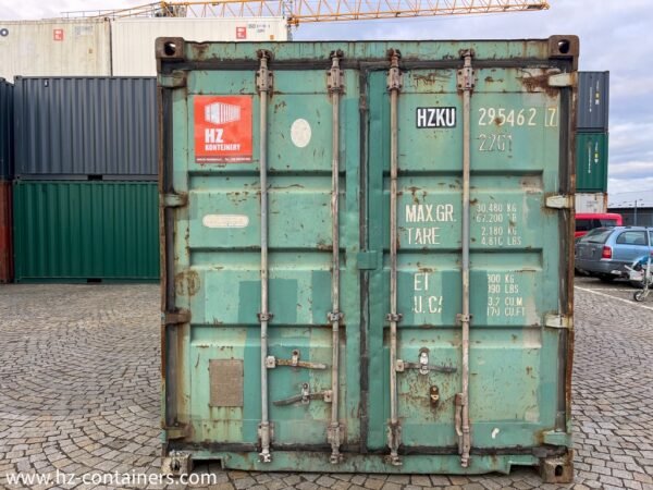 Container navale dismesso da 6 m Decin, HZKU 295 462-7