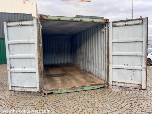 Container navale dismesso da 6 m Decin, HZKU 295 462-7
