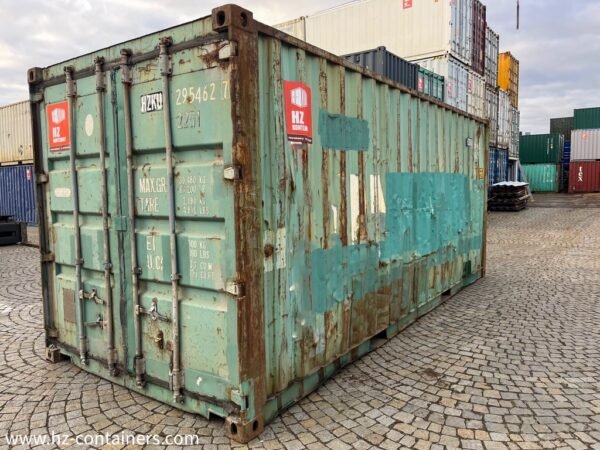 Container navale dismesso da 6 m Decin, HZKU 295 462-7