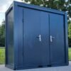 Container sanitario SCDD RAL 7016 Grigio antracite | A 2350 x L 2400 x P 1250 mm | 2 porte | con doccia