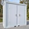 Container sanitario SCDD RAL 9002 Bianco grigiastro | A 2350 x L 2400 x P 1250 mm | 2 porte | con doccia