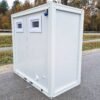 Container sanitario SCDD RAL 9002 Bianco grigiastro | A 2350 x L 2400 x P 1250 mm | 2 porte | con doccia