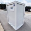 Container sanitario SCEW RAL 9002 Bianco grigiastro | A 2335 x L 1650 x P 1200 mm | porta a un'anta | con acqua calda