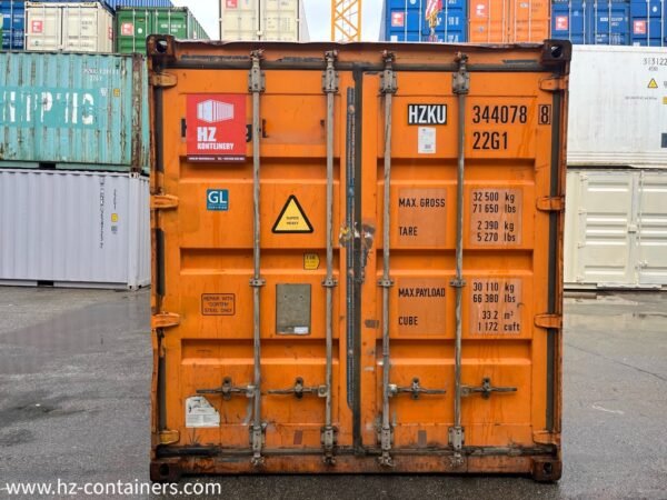 Container scartato 20′ AS IS 2 – buone condizioni, CON SPEDIZIONE, HZKU 344 078-8 Container scartato 20′ AS IS 2 – buone condizioni, CON SPEDIZIONE, HZKU 344 078-8