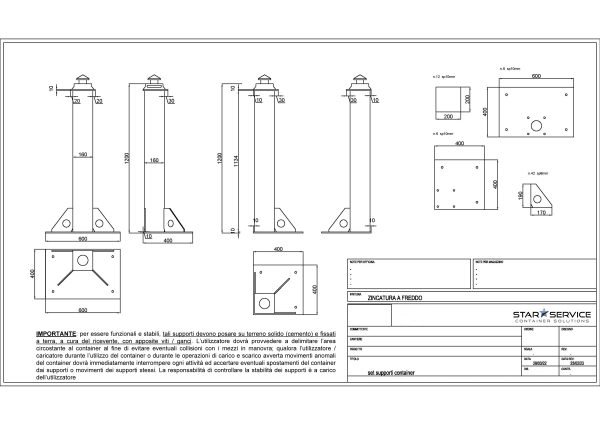 Gambe - Supporti - ContainerEasy