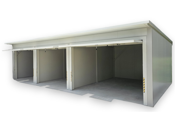 Garage Prefabbricato 6 x 9 Metri - Box Auto Prefabbricato Triplo