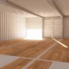 Magazzino di 85 m² realizzato con container Magazzino di 85 m² realizzato con container