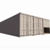 Magazzino di 85 m² realizzato con container Magazzino di 85 m² realizzato con container