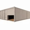 Magazzino di 85 m² realizzato con container Magazzino di 85 m² realizzato con container