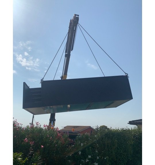 Mini piscina mobile in container 5,25 x 2,55 x 1,26 m