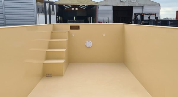 Piscina in polipropilene 6,5 x 2,6 m
