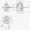 Serratura di sicurezza TWIST LOCK per container marittimo